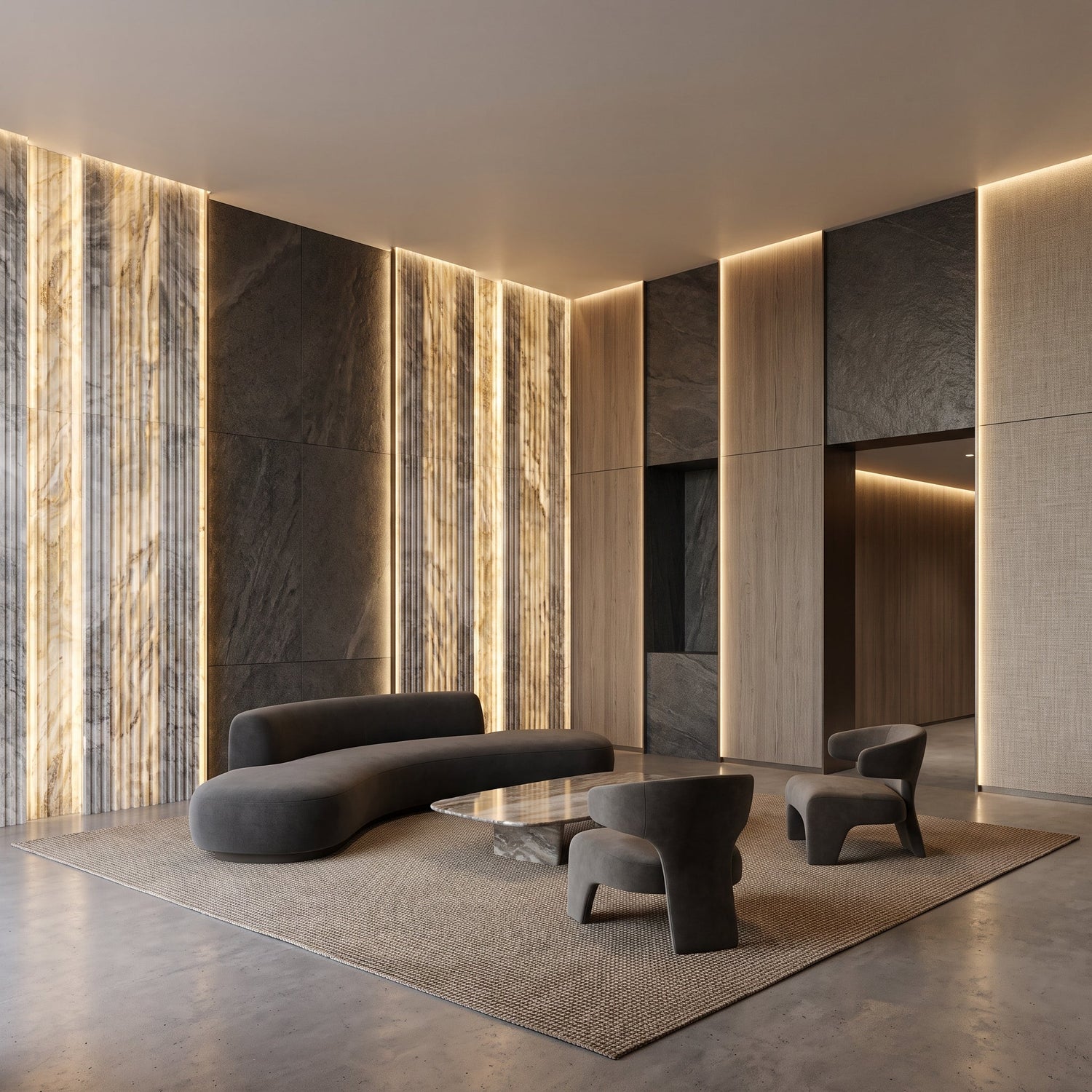 Premium PVC wall boards collection featuring decorative wall cladding designs for modern residential and commercial interiors.
