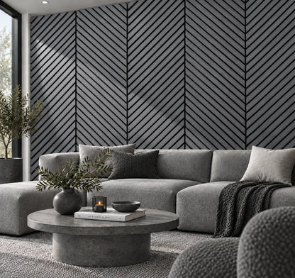Heritage Chevron Acoustic Wall Panels - Multiple Colour Options