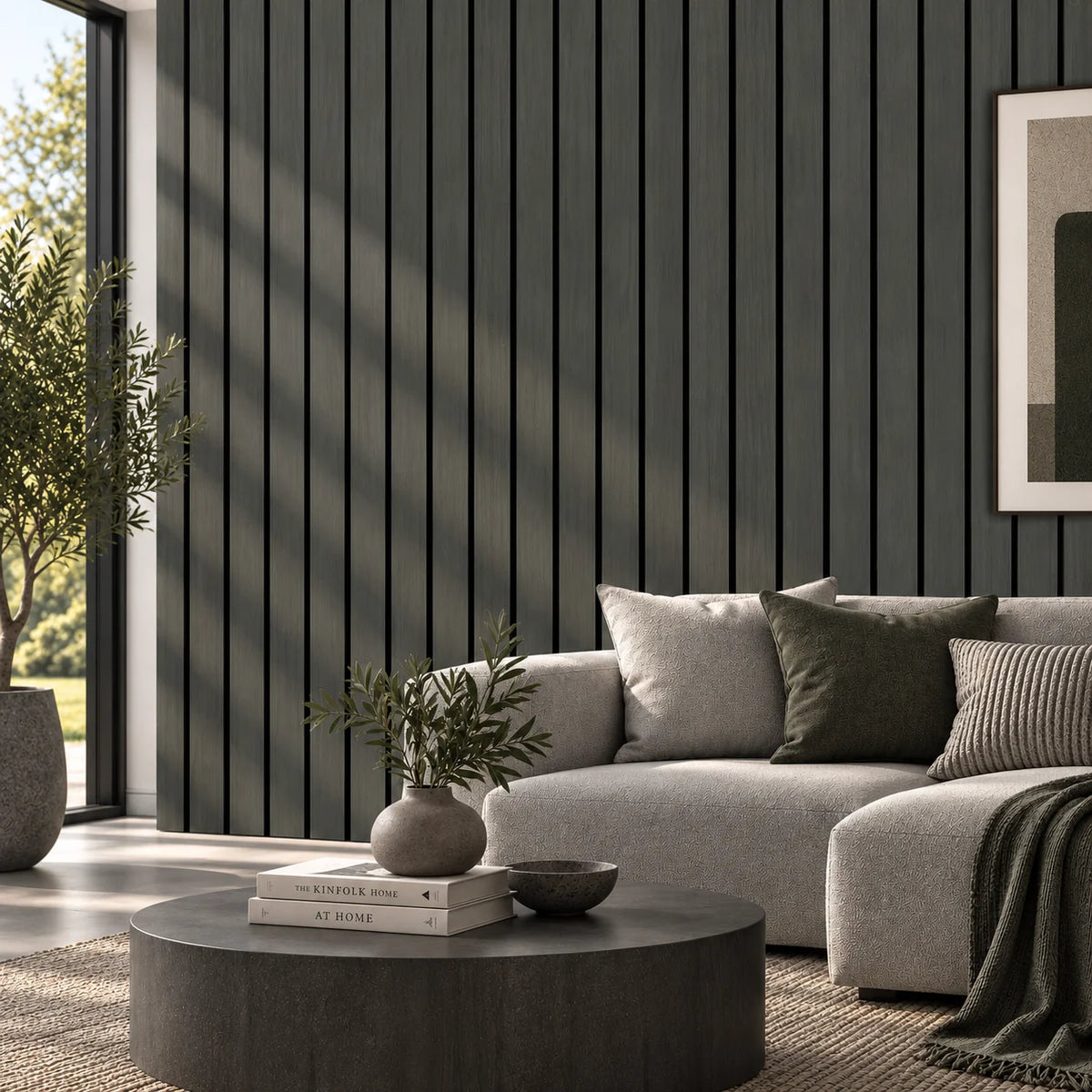 Grand Wide Slat Acoustic Wall Panels- 5cm Wide - Multiple Colour Options