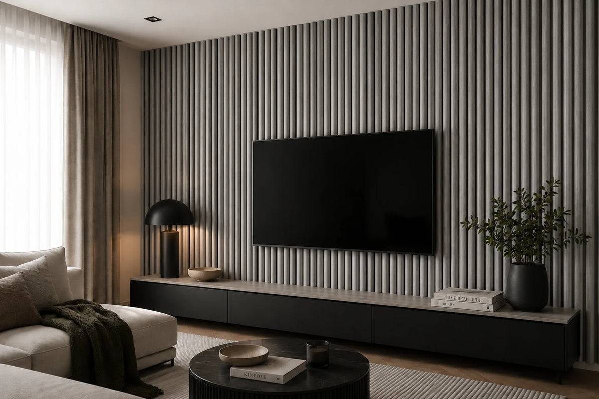 Signature Slat Acoustic Wall Panels- 4cm Wide- Multiple Colour Options