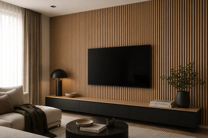 Signature Slat Acoustic Wall Panels- 4cm Wide- Multiple Colour Options