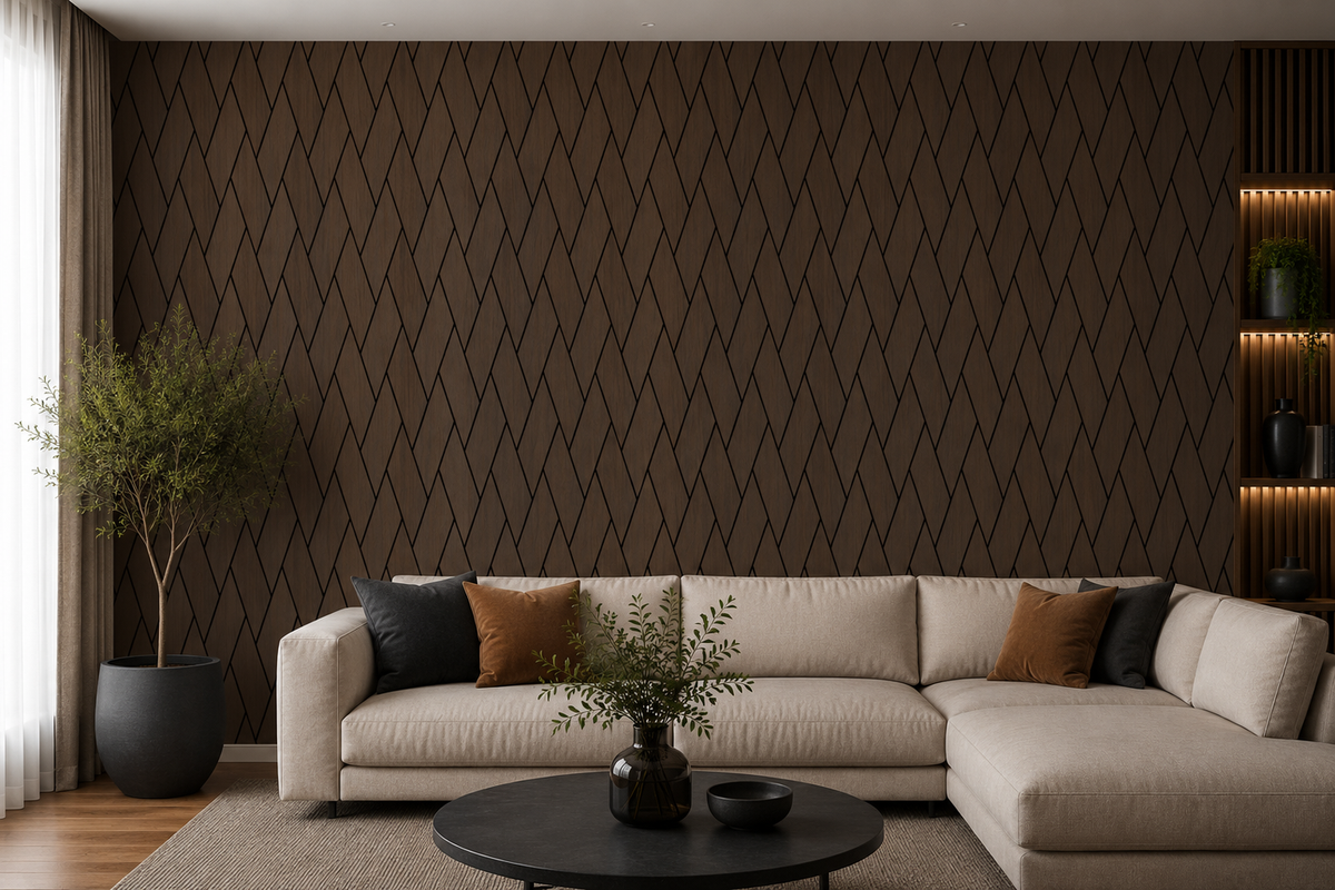 Chevron Acoustic Wall Panels- 4 Colour options