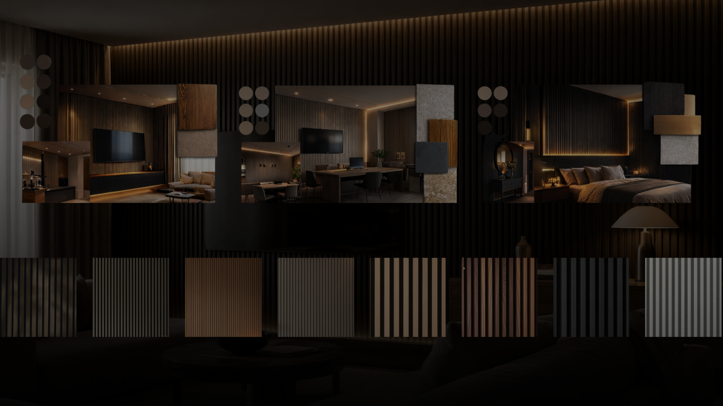 Churchill Panels: Luxury oak wood slat wall panels for modern interior design