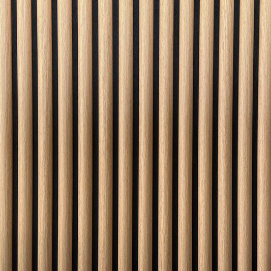 Collection 36 Rounded Acoustic Slat Wall Panels- Multiple colour options