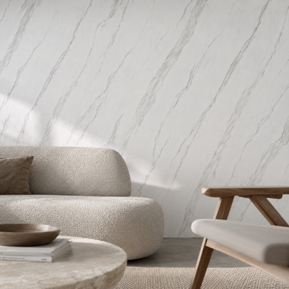 White Marble Wall Board - 240cm | Premium Marble Effect PVC Wall Cladding