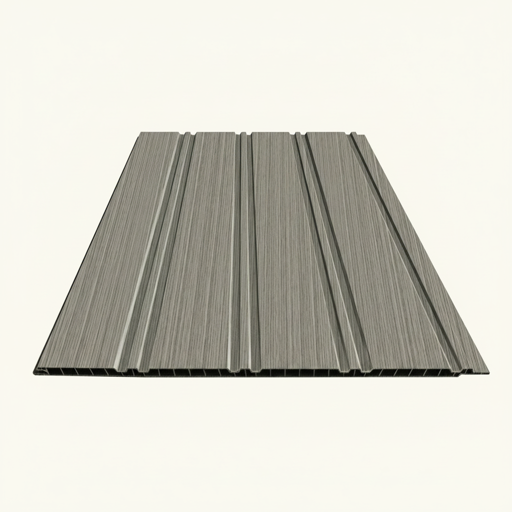 Dark Grey PVC Wall Panel - 240cm (1 pack / 8pcs)