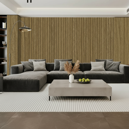 Dark Oak PVC Wall Panel - 240cm (1 pack / 8pcs)