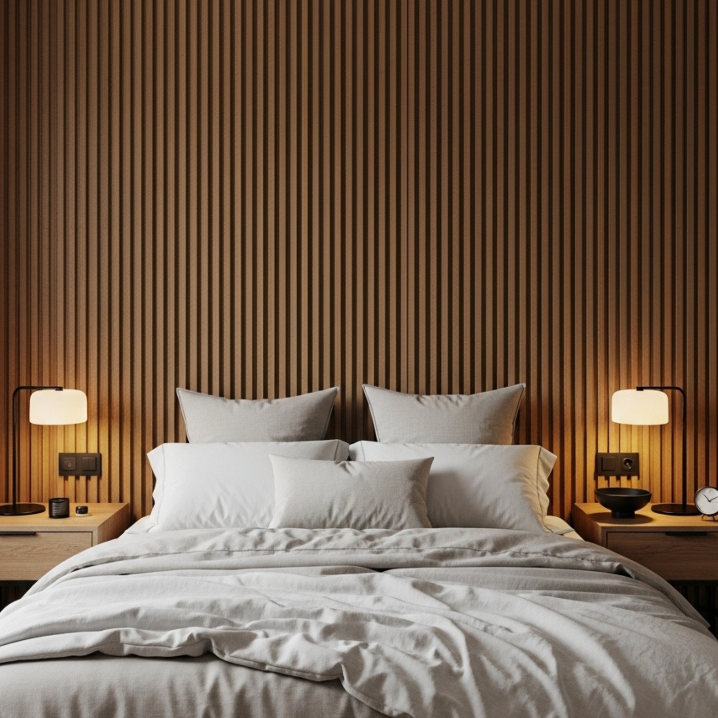 natural-oak-acoustic-slat-wood-wall-panel-modern-bedroom-feature