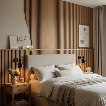 natural-oak-acoustic-slat-wood-wall-panel-modern-bedroom-feature