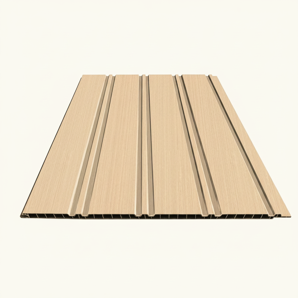 Oak PVC Wall Panel - 240cm (1 pack / 8pcs)