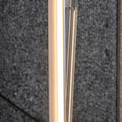 Macro view of a high-end black architectural LED strip housing with a custom frosted diffusion lens designed to prevent hot spotting on luxury interior accent walls.