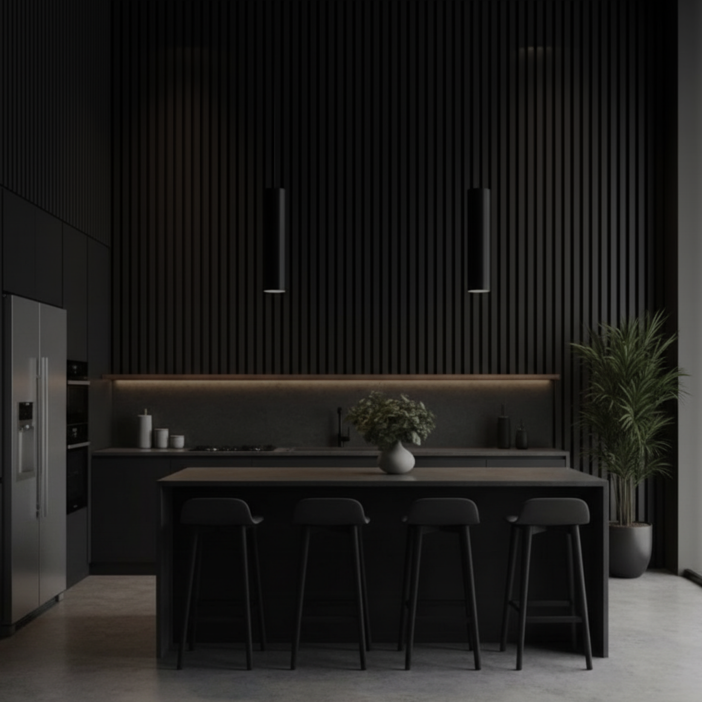 black-acoustic-slat-wood-wall-panel-modern-living-room-feature
