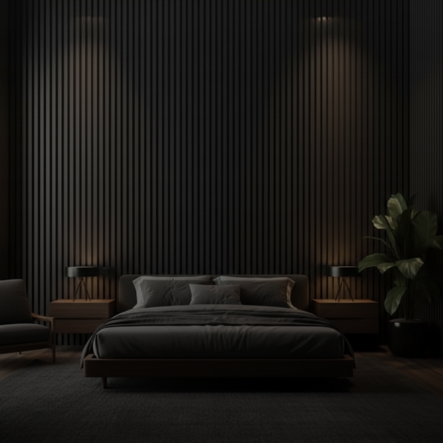 black-acoustic-slat-wood-wall-panel-modern-living-room-feature