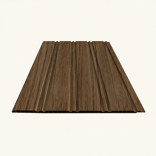Walnut PVC Wall Panel - 240cm (1 pack / 8pcs)