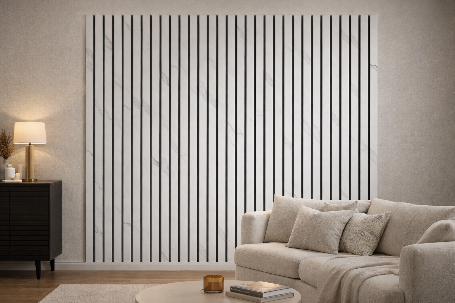 Churchill Panels: Premium statement acoustic wood panels for luxury feature walls.